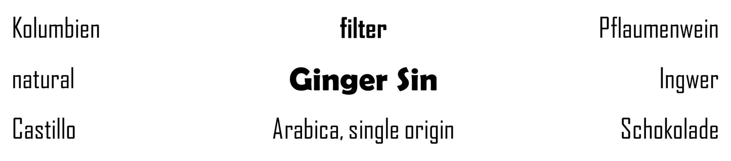 Ginger Sin